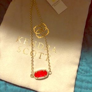 NWT Kendra Scott Gold Elaina Berry Illusion